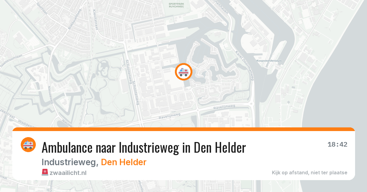 Ambulance naar Industrieweg in Den Helder — 29 jan 2026