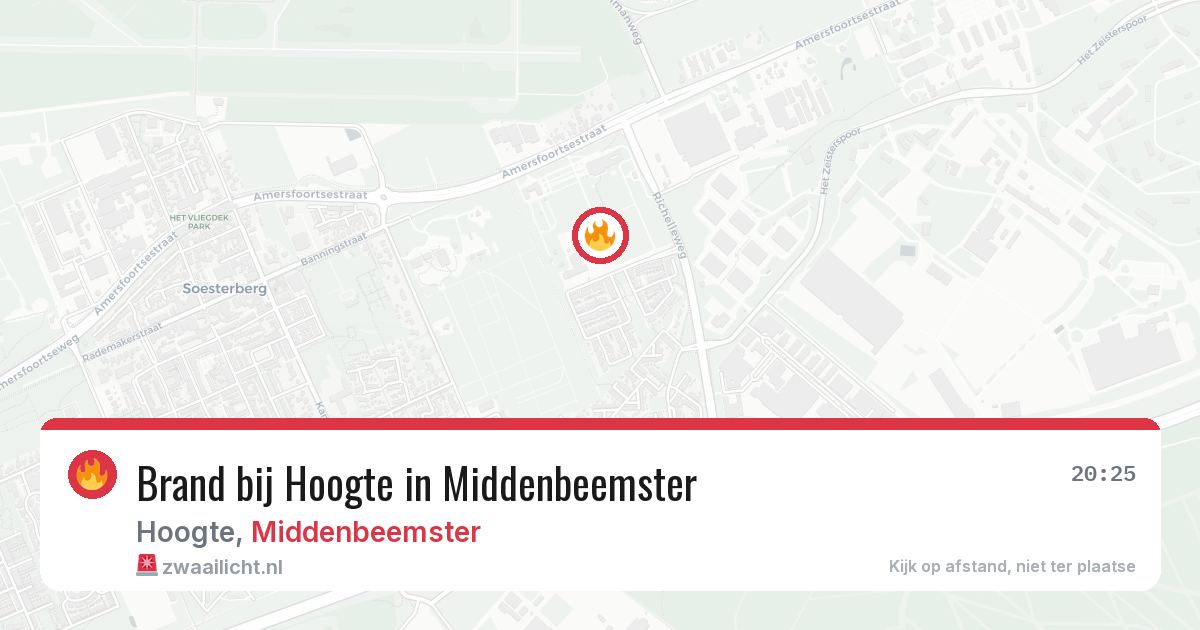 Brand bij Hoogte in Middenbeemster — 1 apr 2026