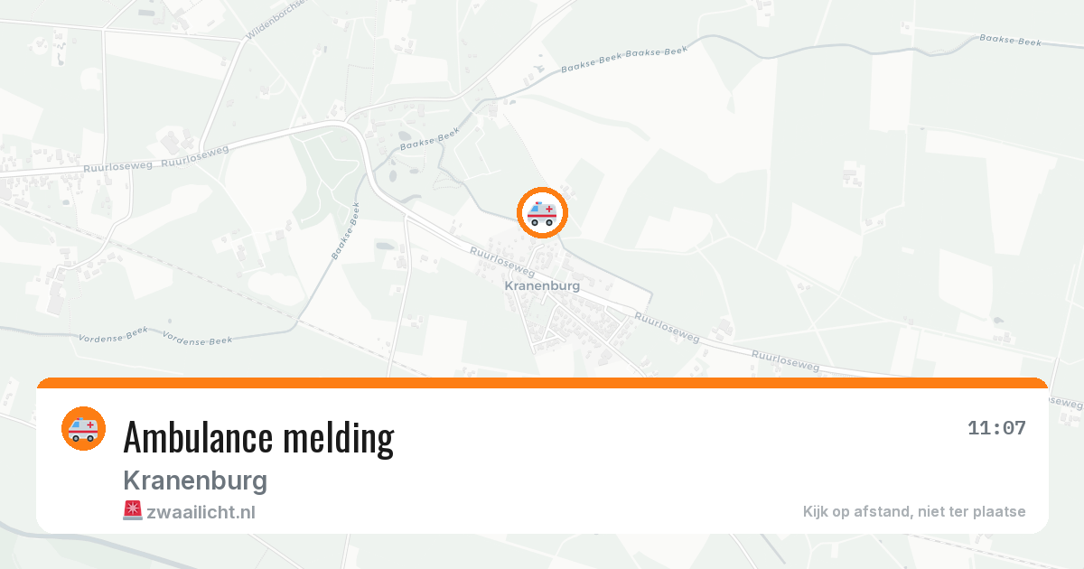 Ambulance melding — 24 jun 2026