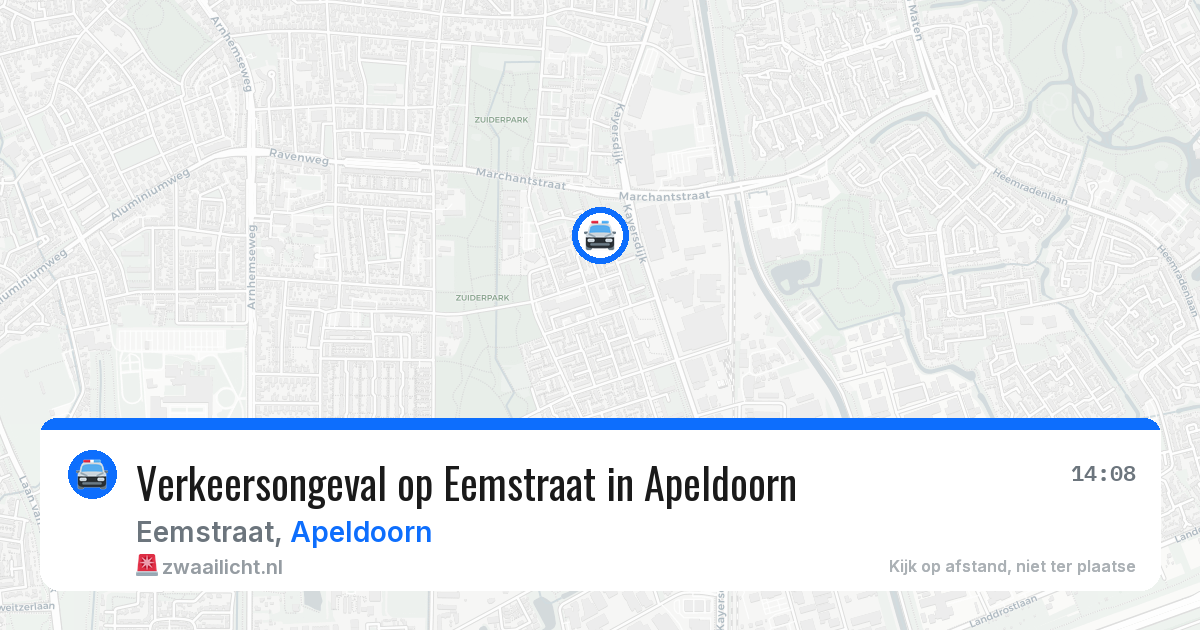Verkeersongeval op Eemstraat in Apeldoorn — 22 mei 2026
