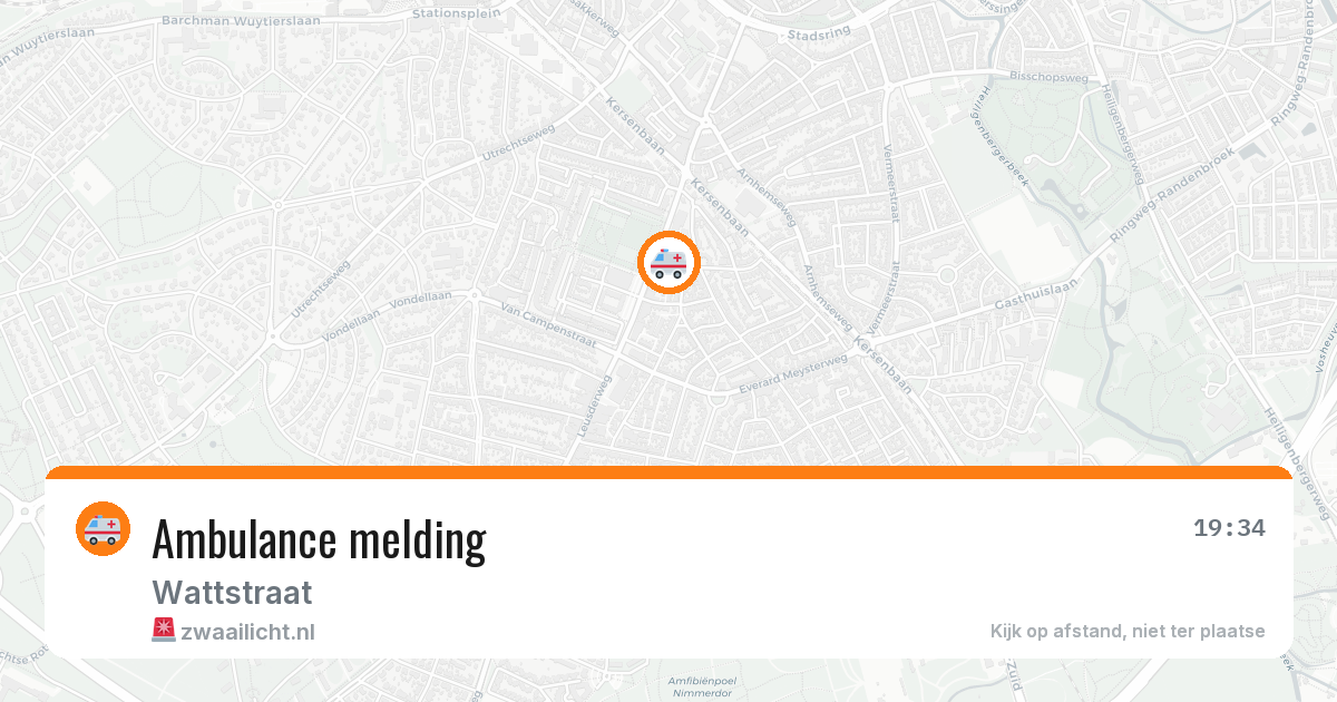 Ambulance melding — 8 jun 2026