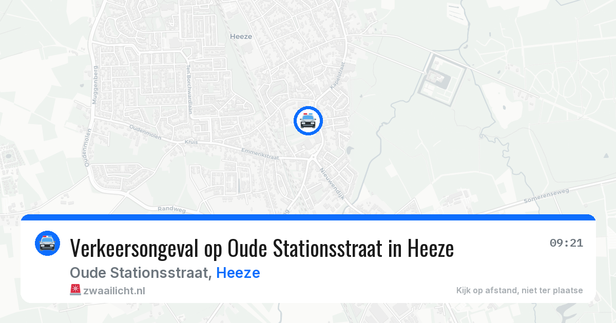 Verkeersongeval op Oude Stationsstraat in Heeze — 27 mei 2026