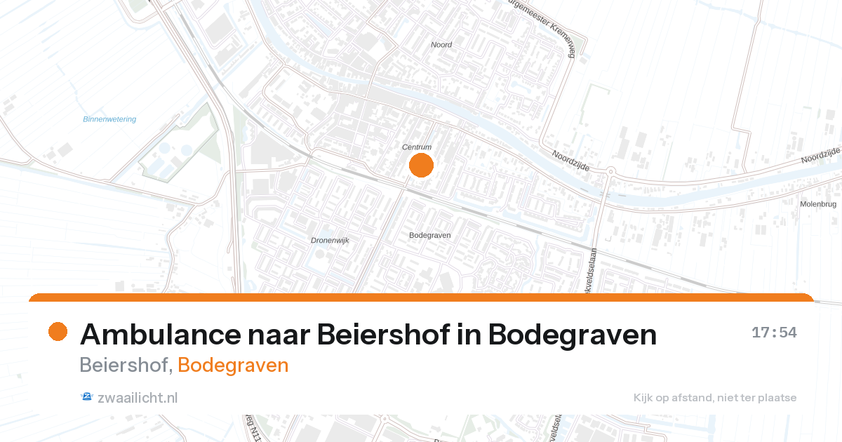 Ambulance naar Beiershof in Bodegraven — 21 feb 2026