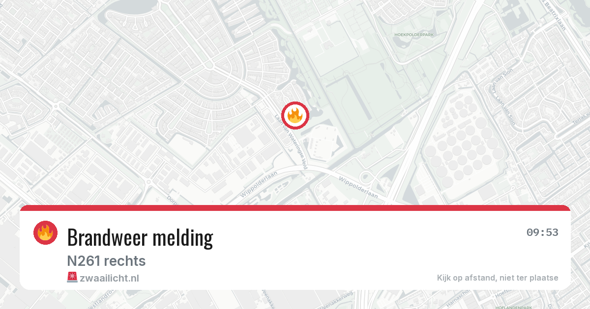 Brandweer melding — 2 mei 2026