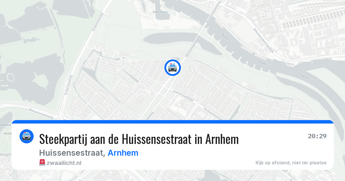 Steekpartij aan de Huissensestraat in Arnhem — 24 mei 2026