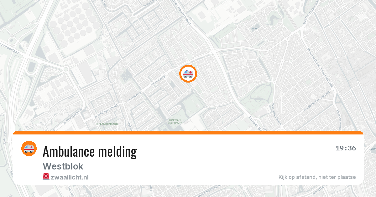 Ambulance melding — 12 mei 2026
