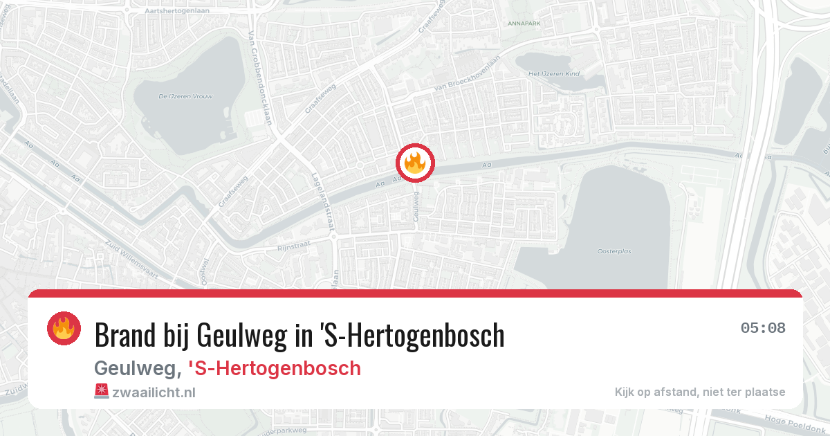 Brand bij Geulweg in 'S-Hertogenbosch — 28 mei 2026