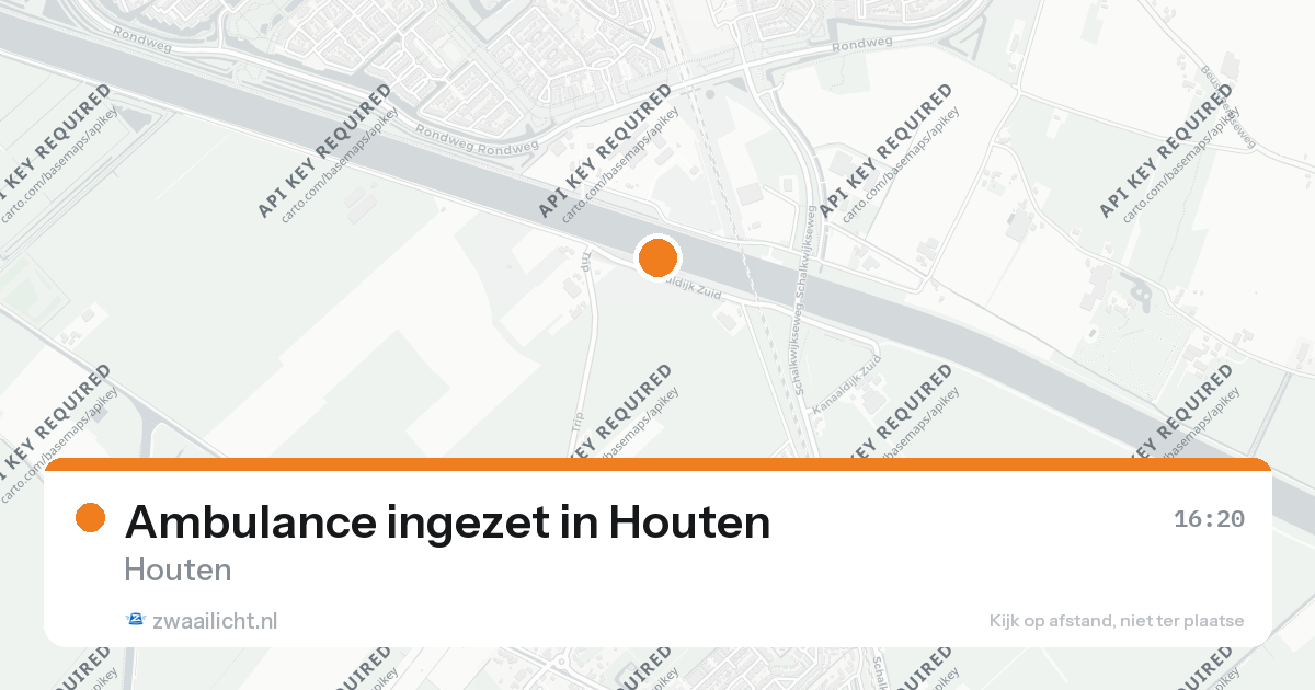 Ambulance ingezet in Houten — 26 aug 2026