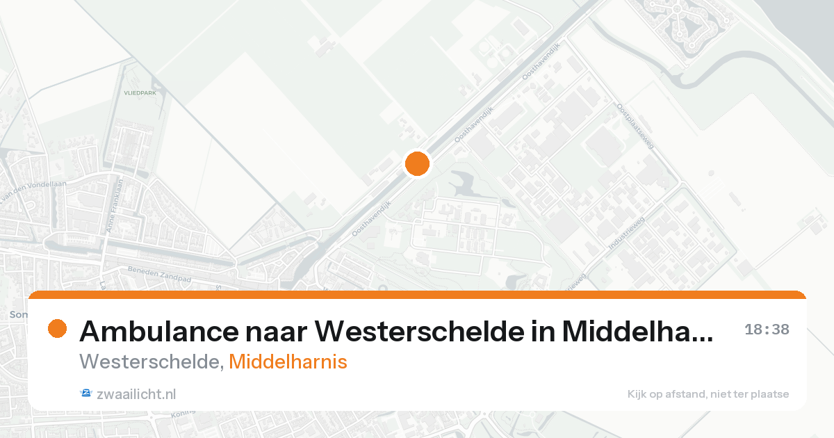 Ambulance naar Westerschelde in Middelharnis — 27 mei 2026