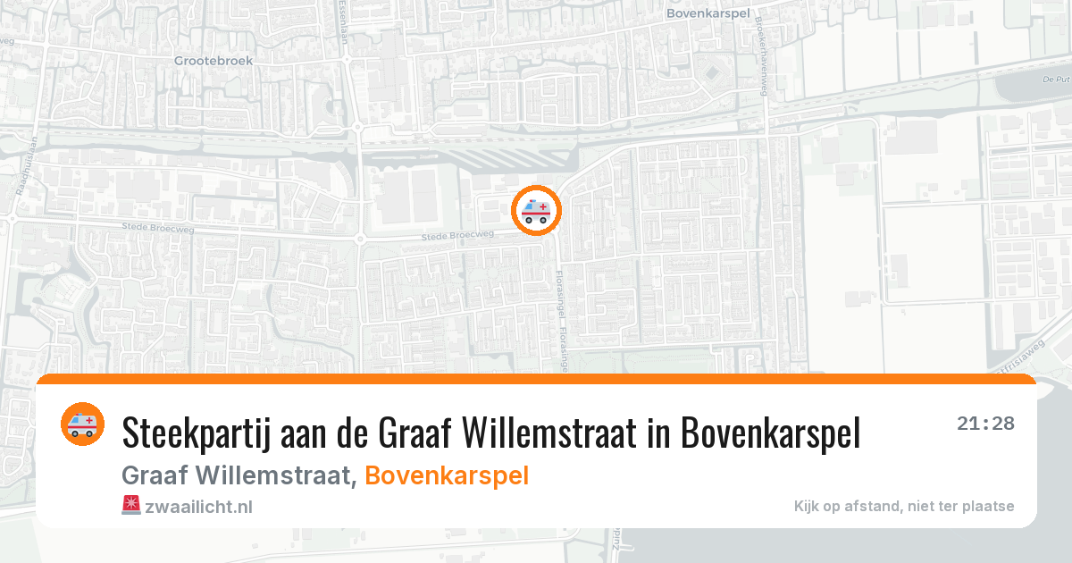 Steekpartij aan de Graaf Willemstraat in Bovenkarspel — 25 mei 2026