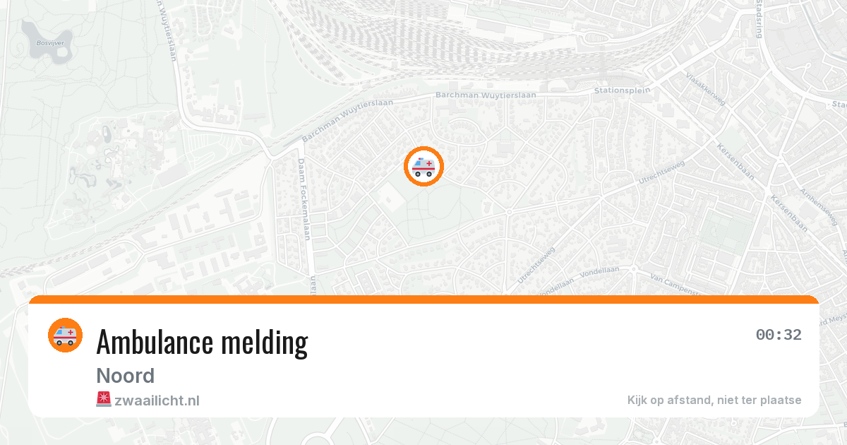 Ambulance melding — 3 apr 2026