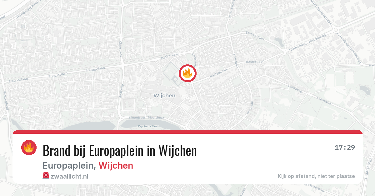 Brand bij Europaplein in Wijchen — 21 mei 2026