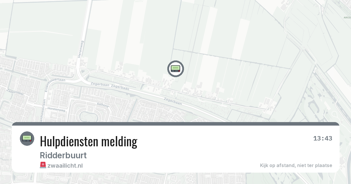 Hulpdiensten melding — 10 feb 2026