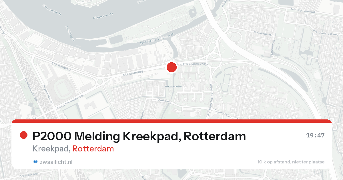 P2000 Melding Kreekpad, Rotterdam — 15 aug 2026