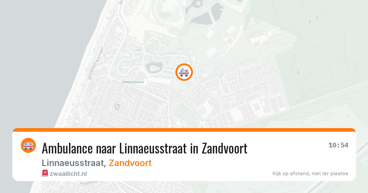 Ambulance naar Linnaeusstraat in Zandvoort — 28 apr 2026