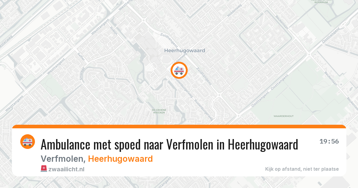 Ambulance met spoed naar Verfmolen in Heerhugowaard — 9 jul 2026