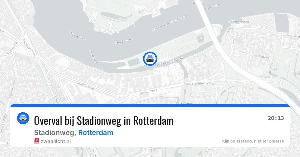 Overval bij Stadionweg in Rotterdam — 14 mei 2026