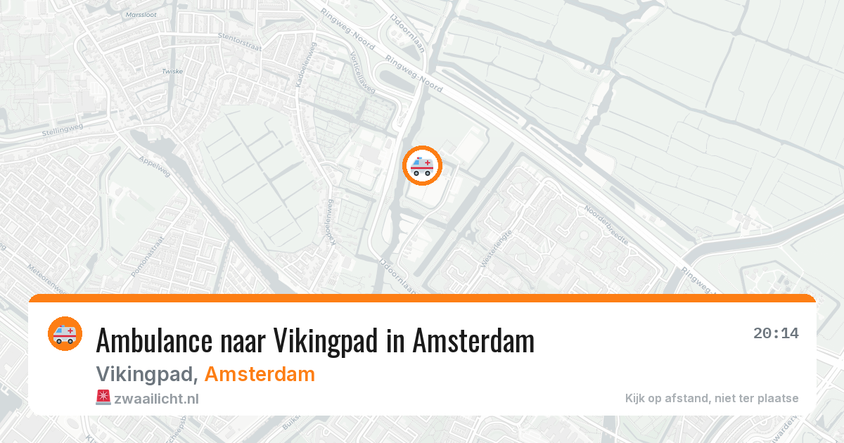 Ambulance naar Vikingpad in Amsterdam — 10 apr 2026