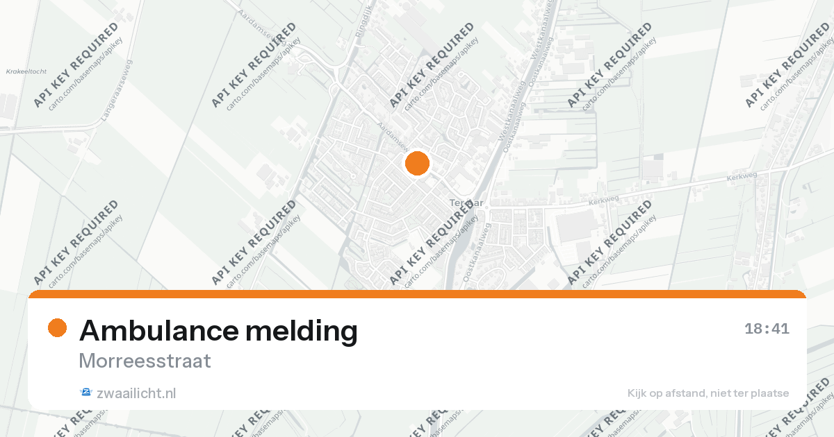 Ambulance melding — 10 mei 2026