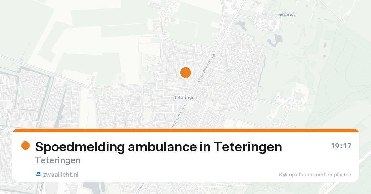 Spoedmelding ambulance in Teteringen — 7 feb 2026