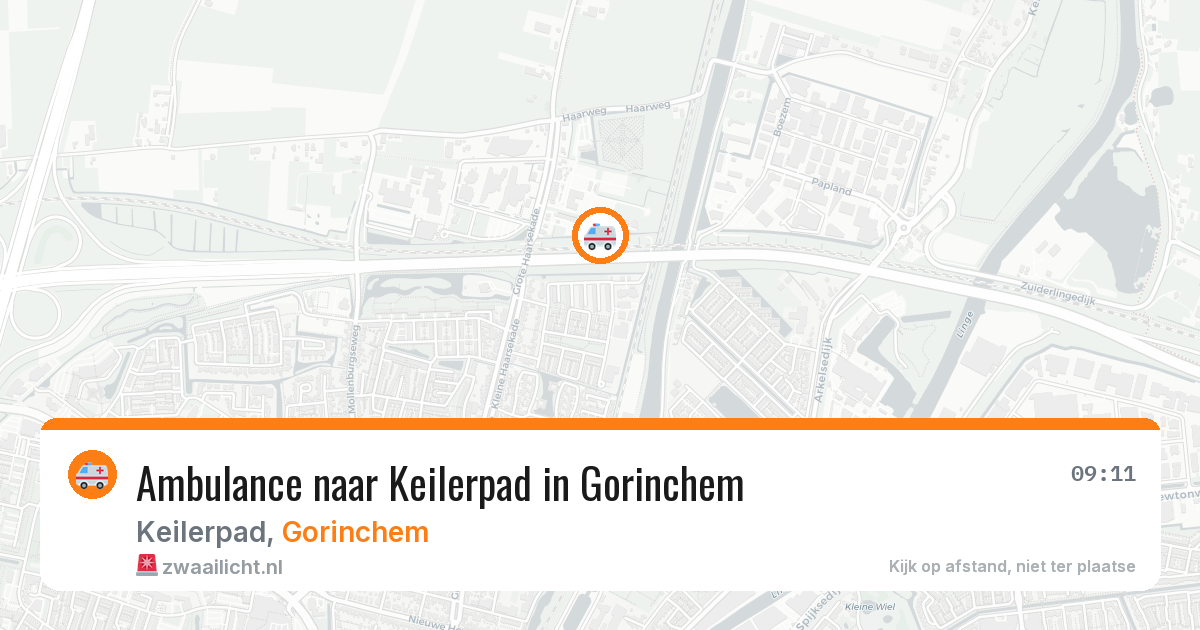 Ambulance naar Keilerpad in Gorinchem — 8 jul 2026