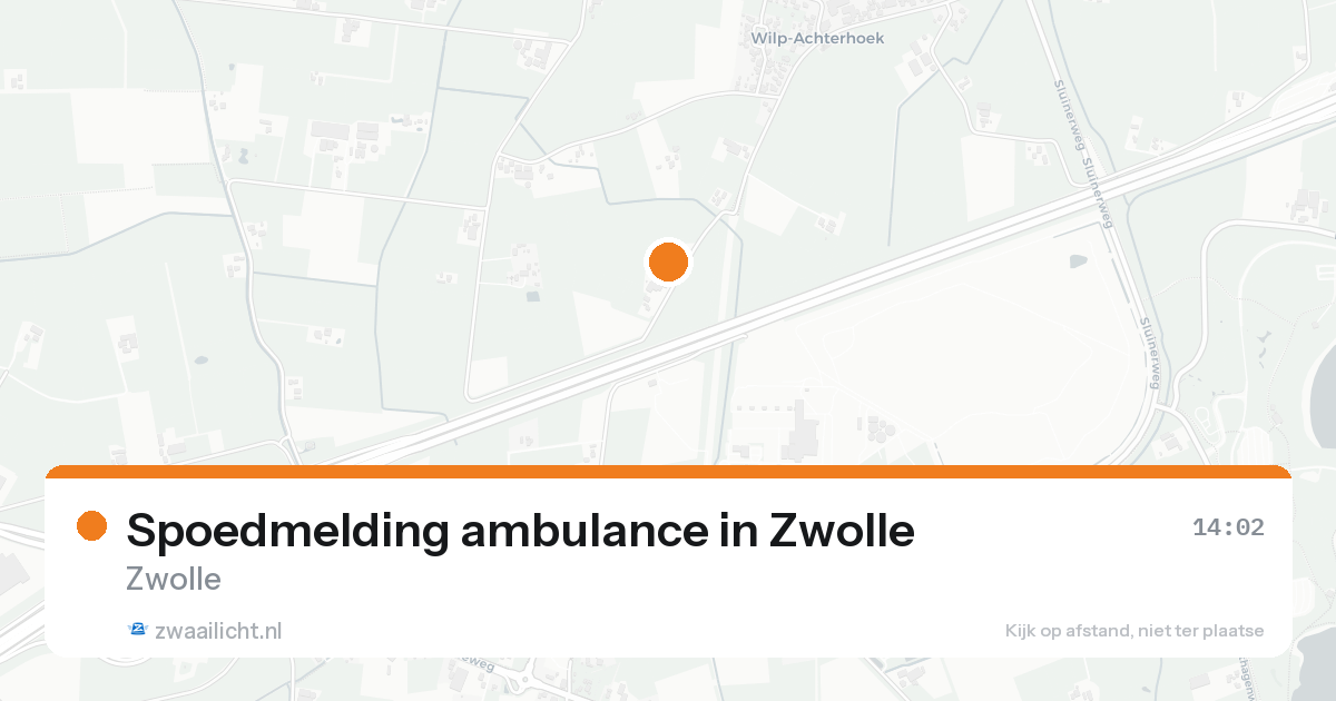 Spoedmelding ambulance in Zwolle — 25 aug 2026