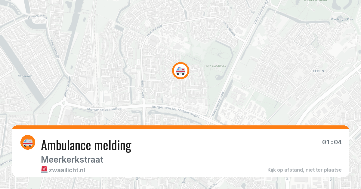 Ambulance melding — 9 feb 2026