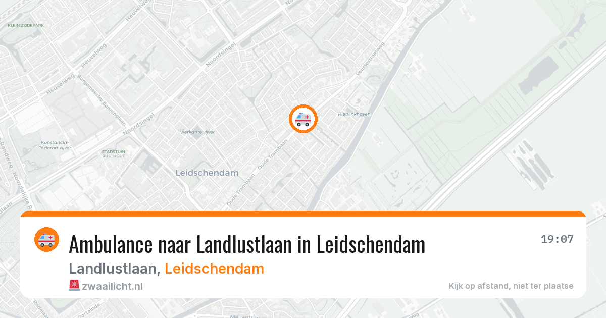 Ambulance naar Landlustlaan in Leidschendam — 22 jun 2026
