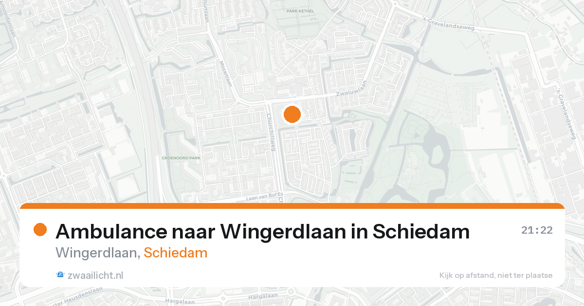 Ambulance naar Wingerdlaan in Schiedam — 31 jan 2026