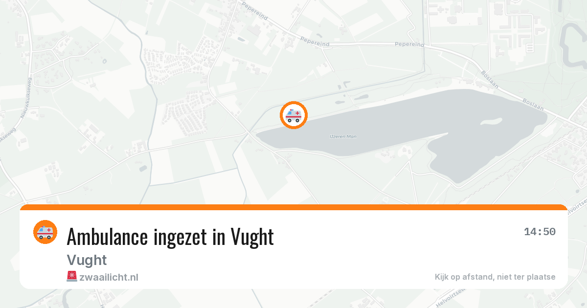 Ambulance ingezet in Vught — 12 aug 2026