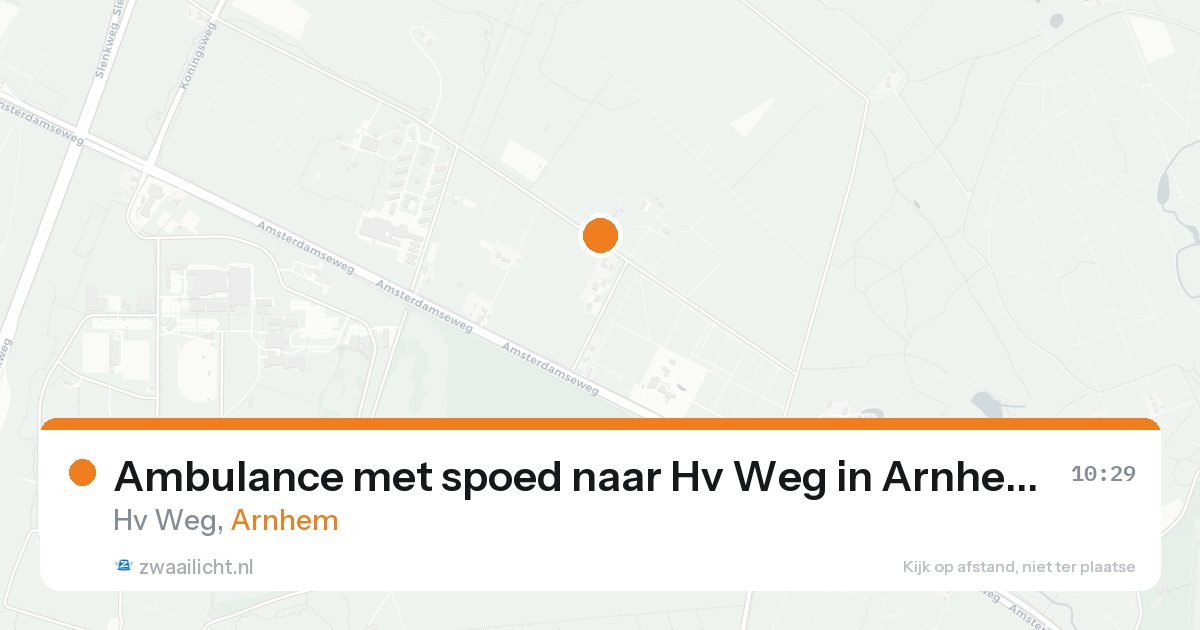 Ambulance met spoed naar Hv Weg in Arnhem — 7 feb 2026