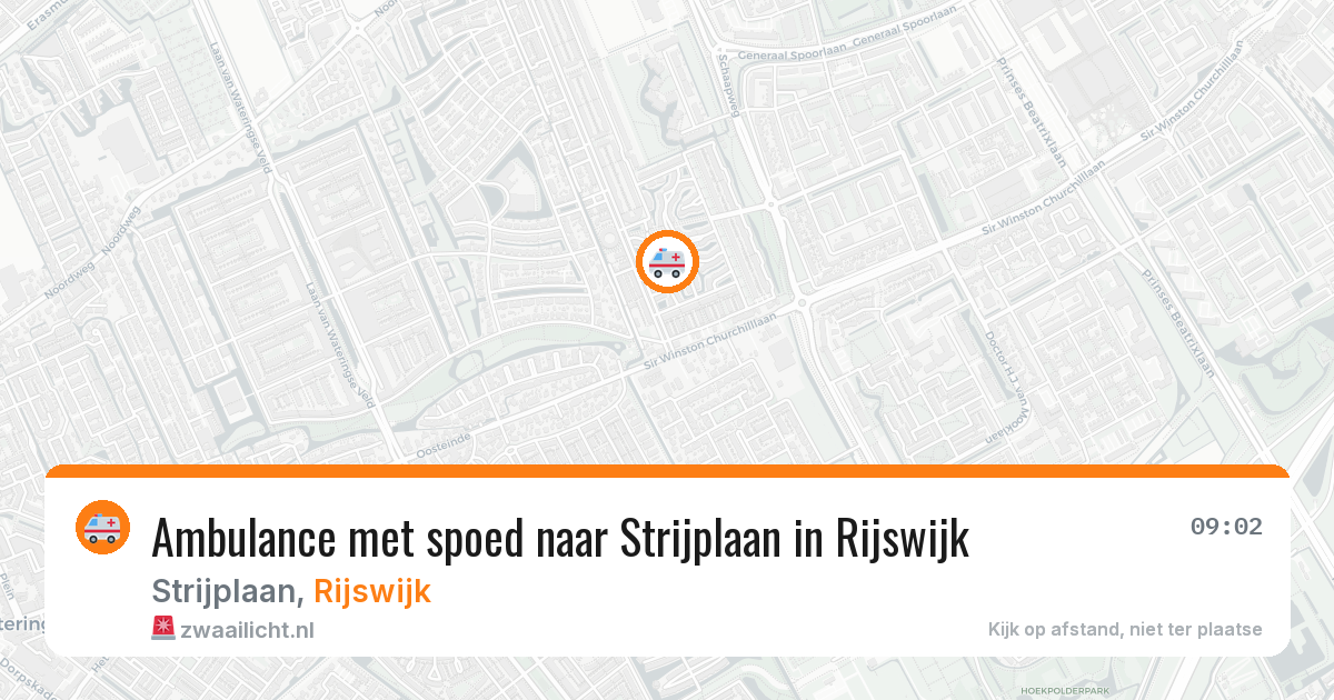 Ambulance met spoed naar Strijplaan in Rijswijk — 27 jan 2026