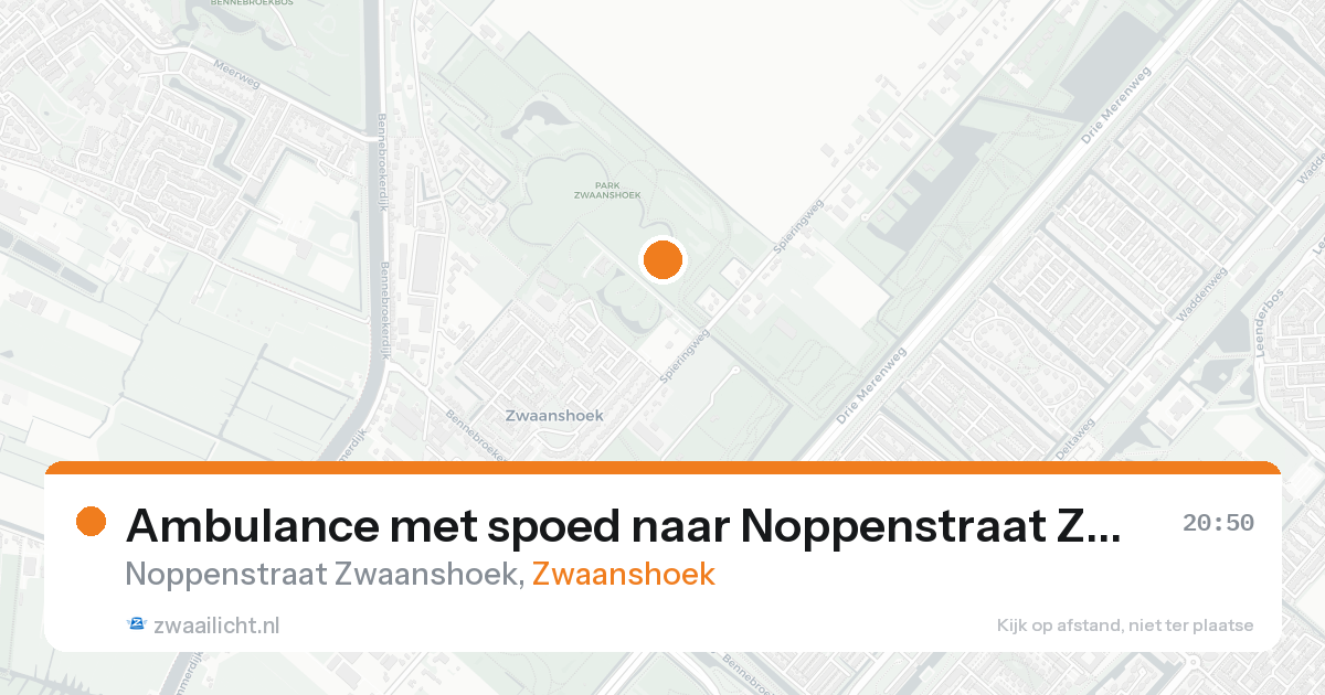 Ambulance met spoed naar Noppenstraat Zwaanshoek in Zwaanshoek — 30 jan 2026