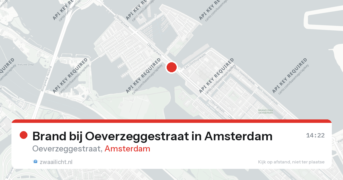 Brand bij Oeverzeggestraat in Amsterdam — 26 aug 2026