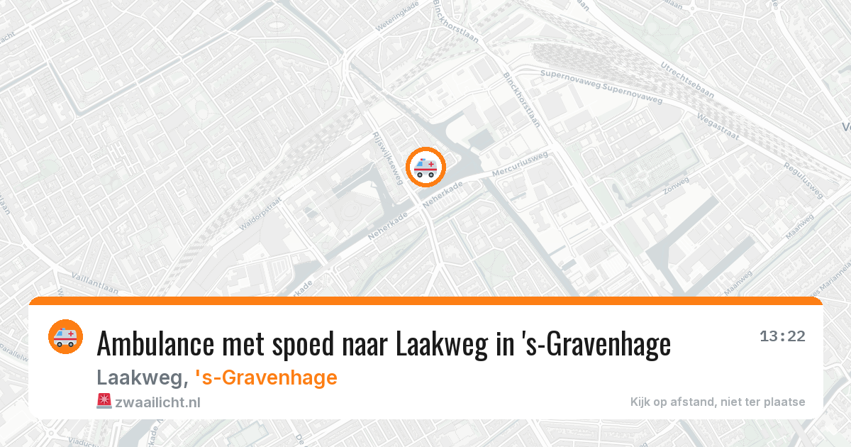 Ambulance met spoed naar Laakweg in 's-Gravenhage — 11 apr 2026