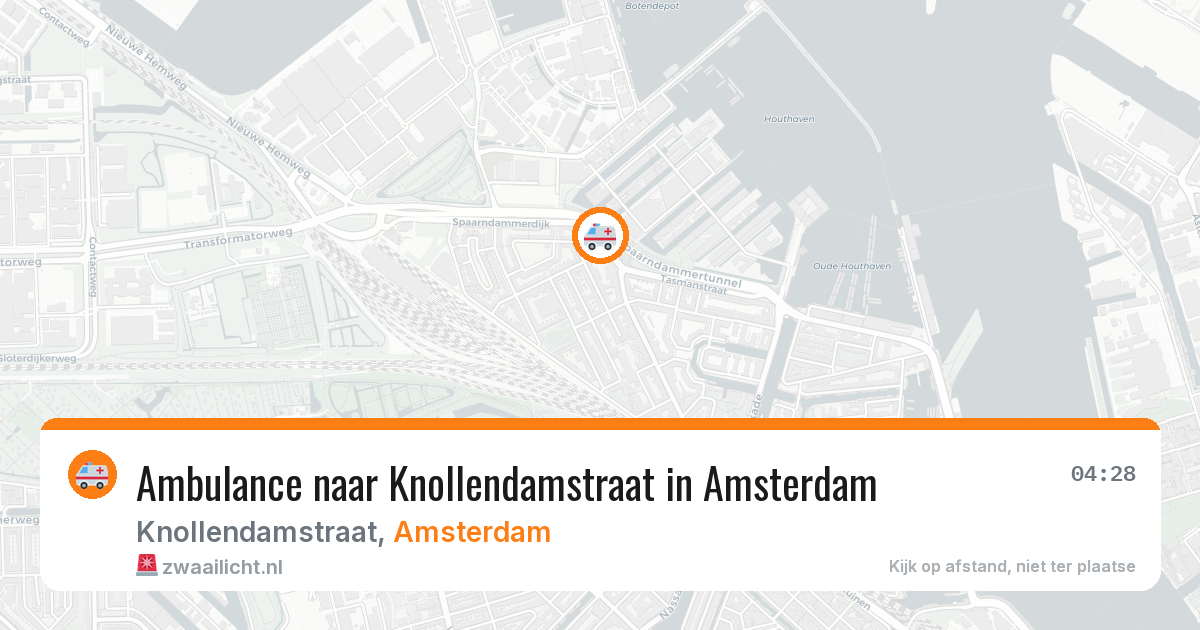 Ambulance naar Knollendamstraat in Amsterdam — 27 jun 2026