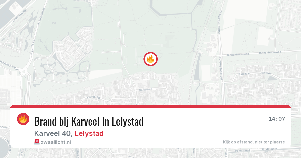 Brand bij Karveel in Lelystad — 5 mei 2026