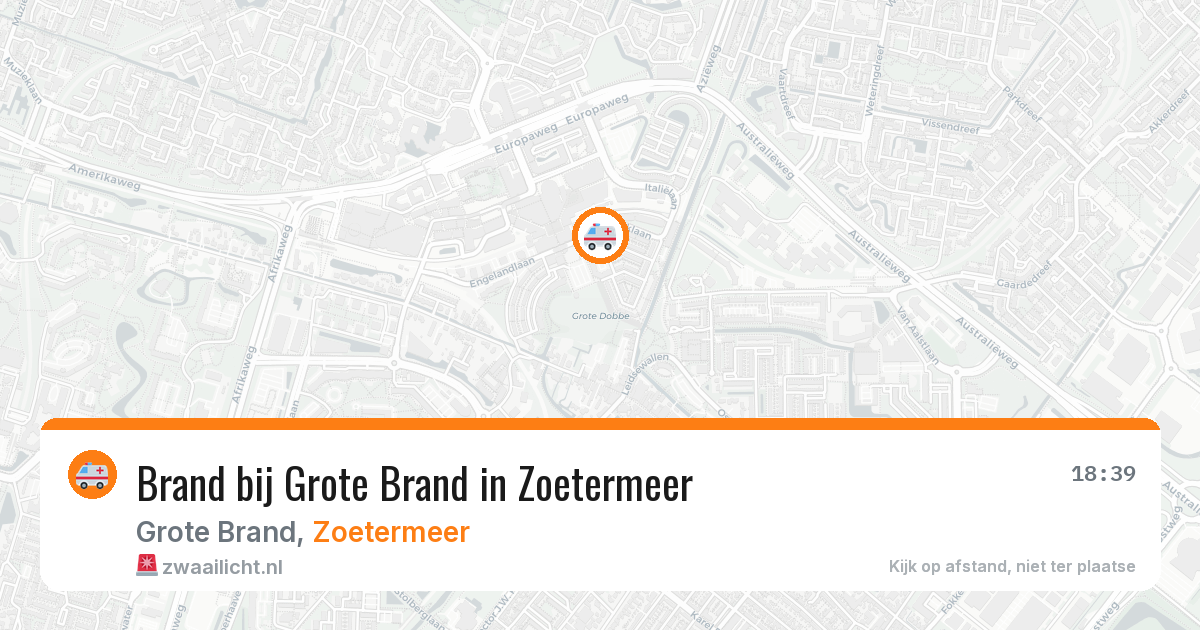 Brand bij Grote Brand in Zoetermeer — 7 mei 2026
