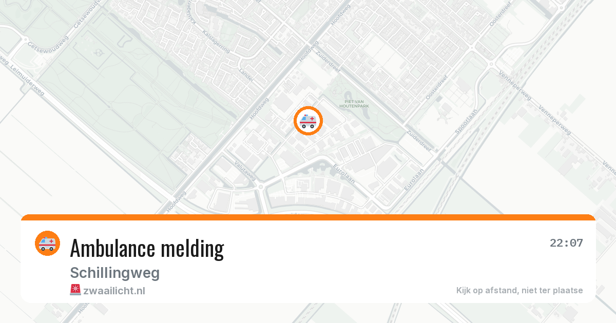 Ambulance melding — 6 jul 2026