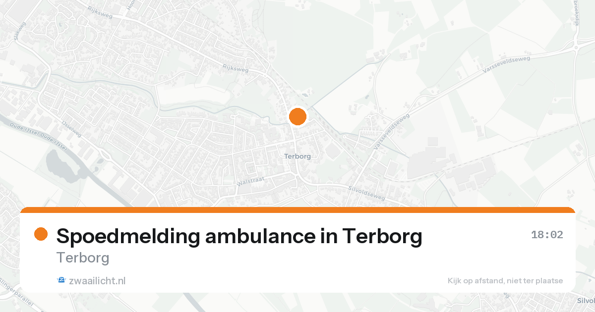 Spoedmelding ambulance in Terborg — 7 feb 2026