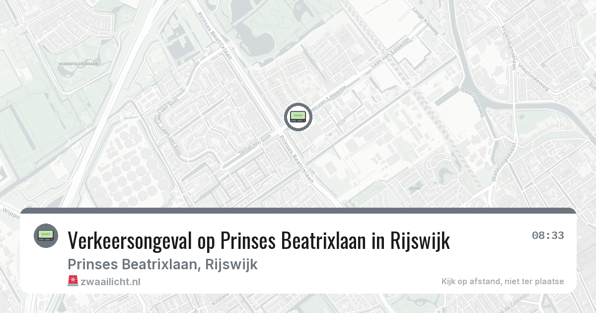 Verkeersongeval op Prinses Beatrixlaan in Rijswijk — 3 mrt 2026