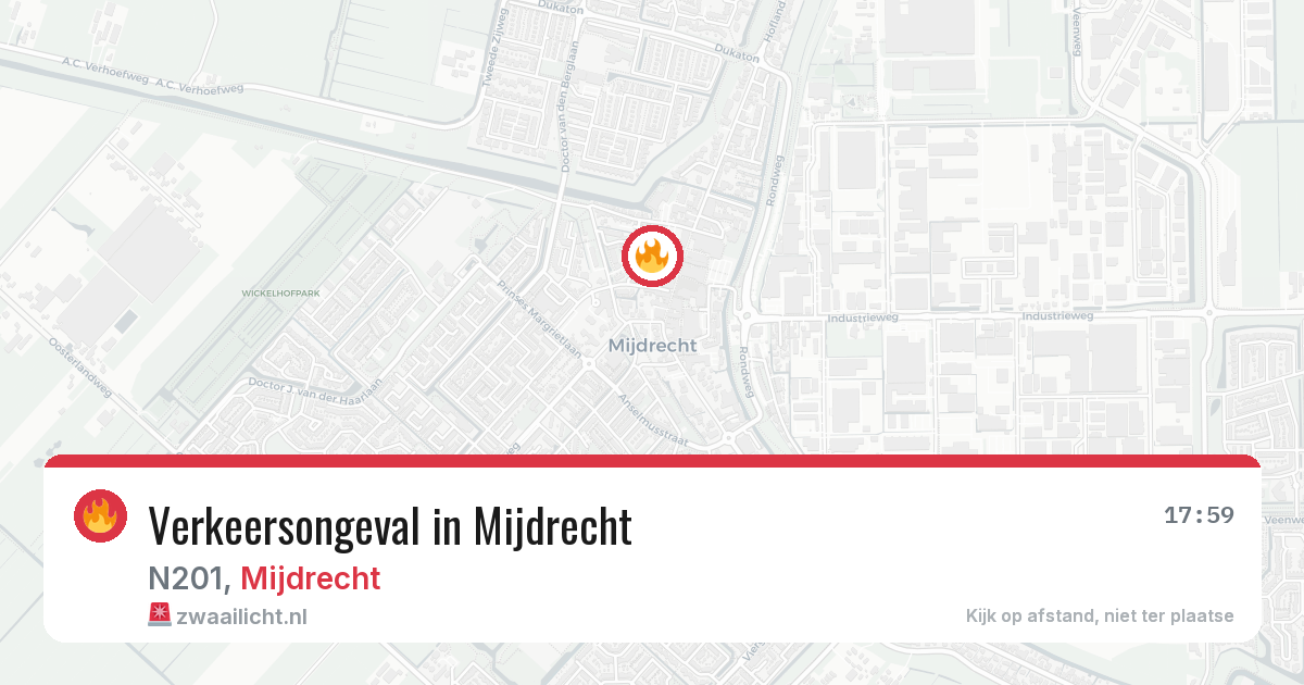 Verkeersongeval in Mijdrecht — 13 mrt 2026