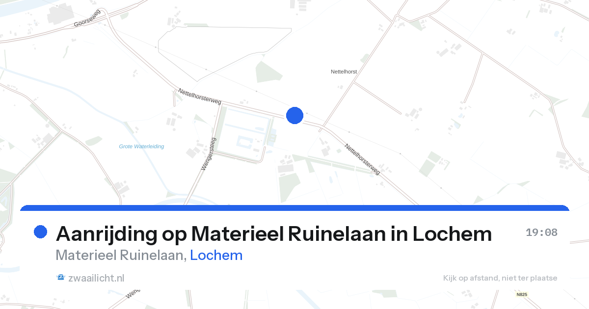 Aanrijding op Materieel Ruinelaan in Lochem — 27 aug 2026