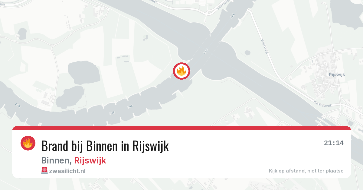 Brand bij Binnen in Rijswijk — 13 jun 2026