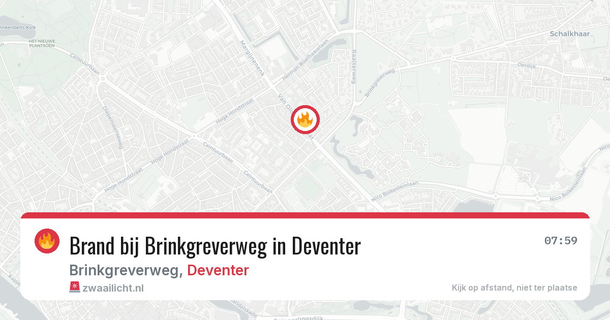 Brand bij Brinkgreverweg in Deventer — 28 jun 2026