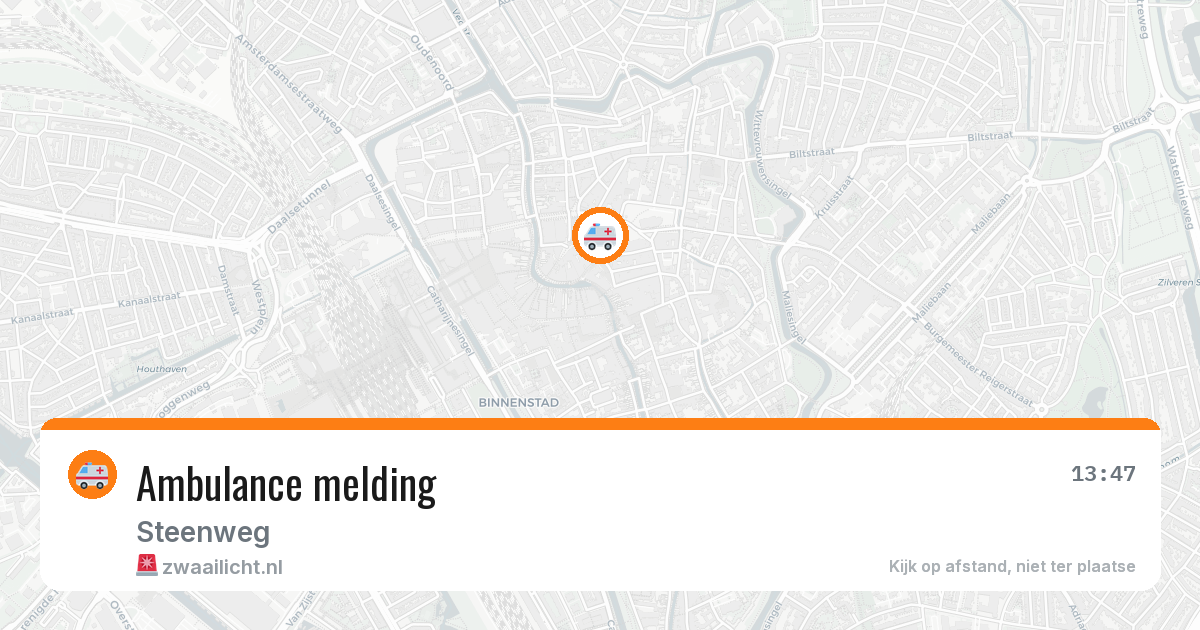 Ambulance melding — 23 jun 2026