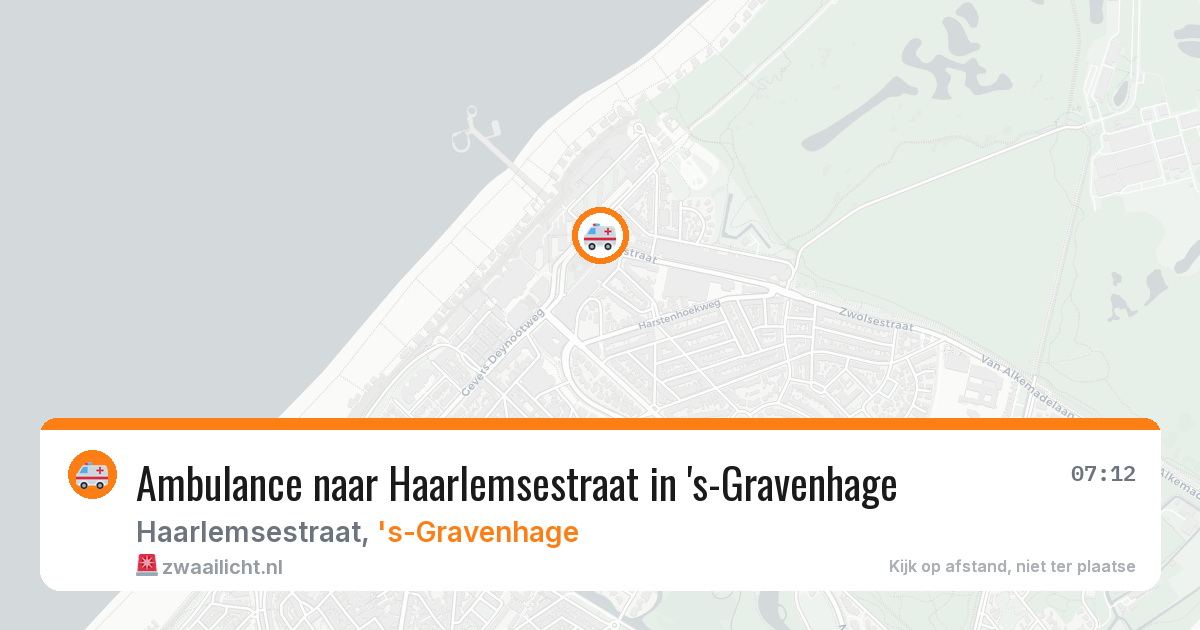 Ambulance naar Haarlemsestraat in 's-Gravenhage — 16 mei 2026
