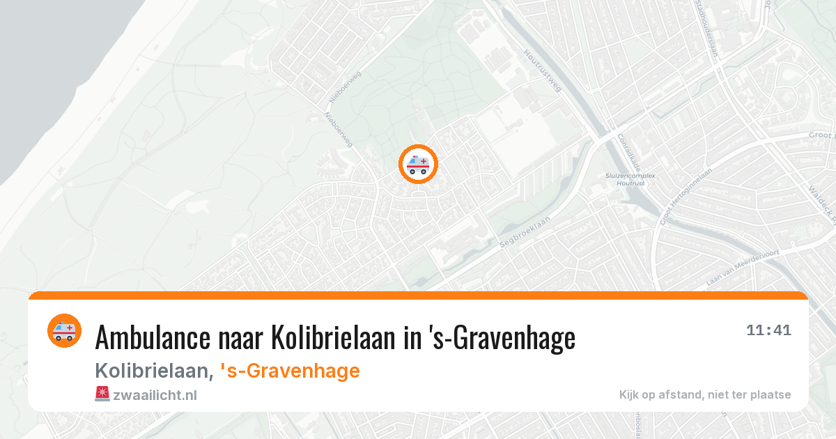 Ambulance naar Kolibrielaan in 's-Gravenhage — 18 jul 2026