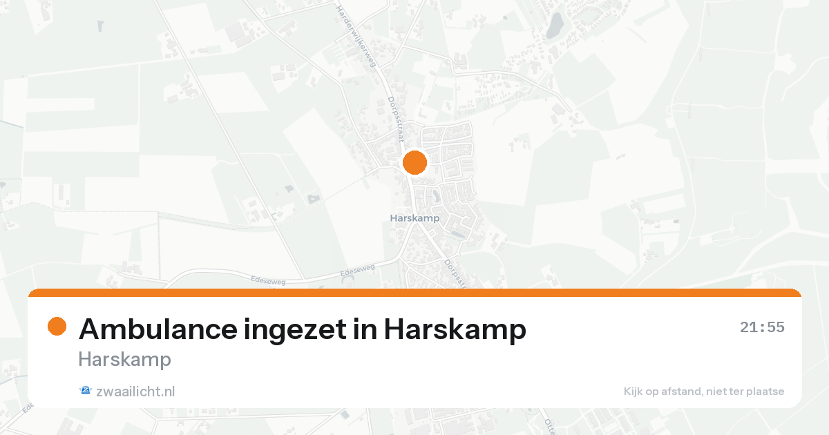 Ambulance ingezet in Harskamp — 24 feb 2026
