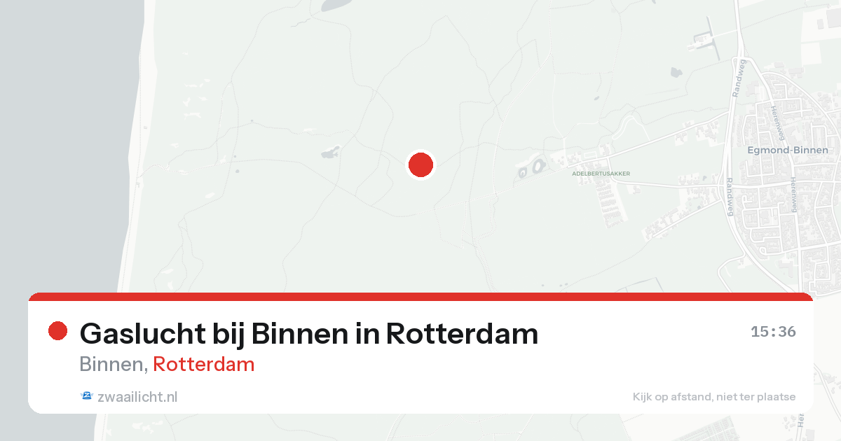 Gaslucht bij Binnen in Rotterdam — 17 aug 2026
